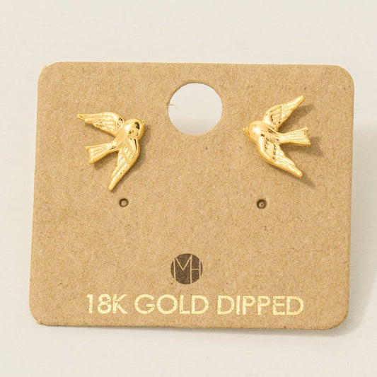 Bird Stud Earrings