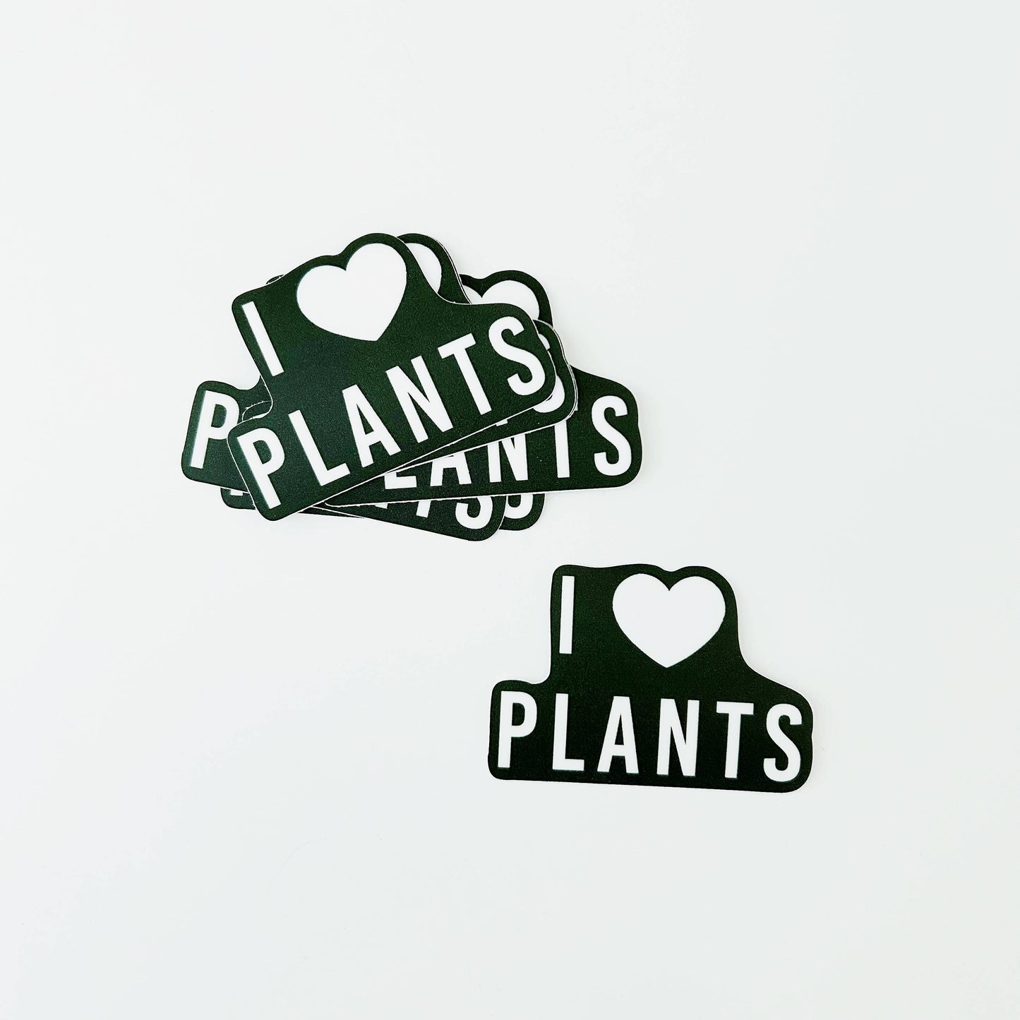 I heart plants sticker