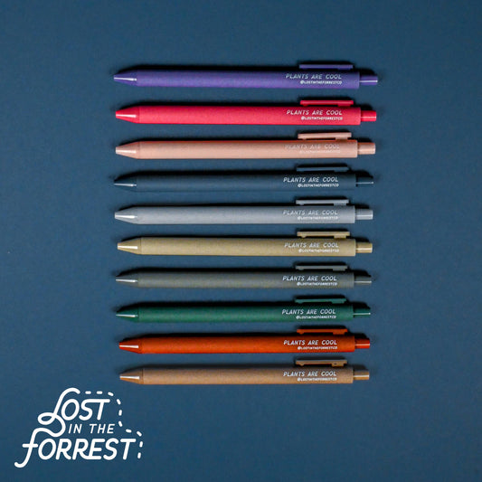 'Plants are Cool' Gel Pens