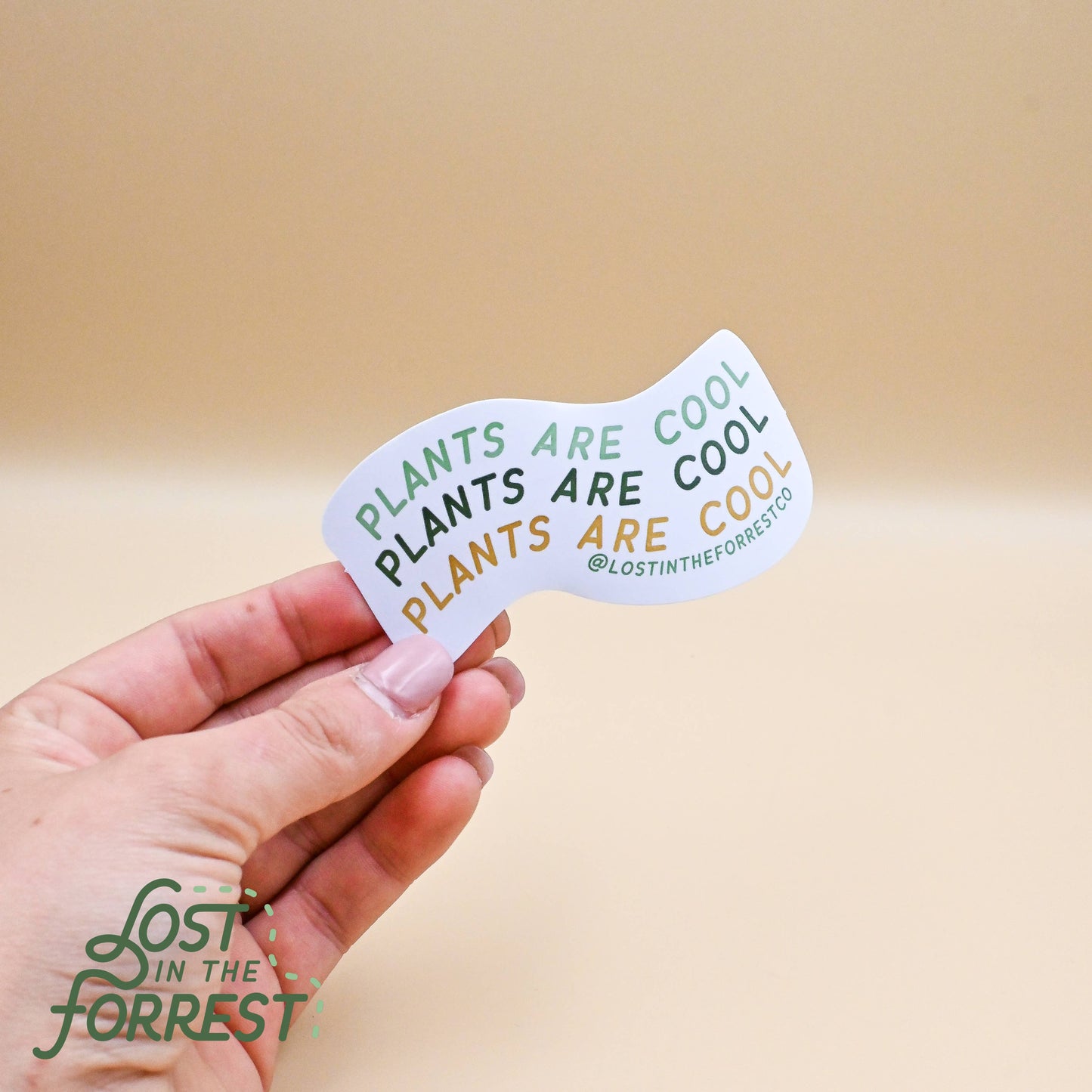 'Plants are Cool' Sticker