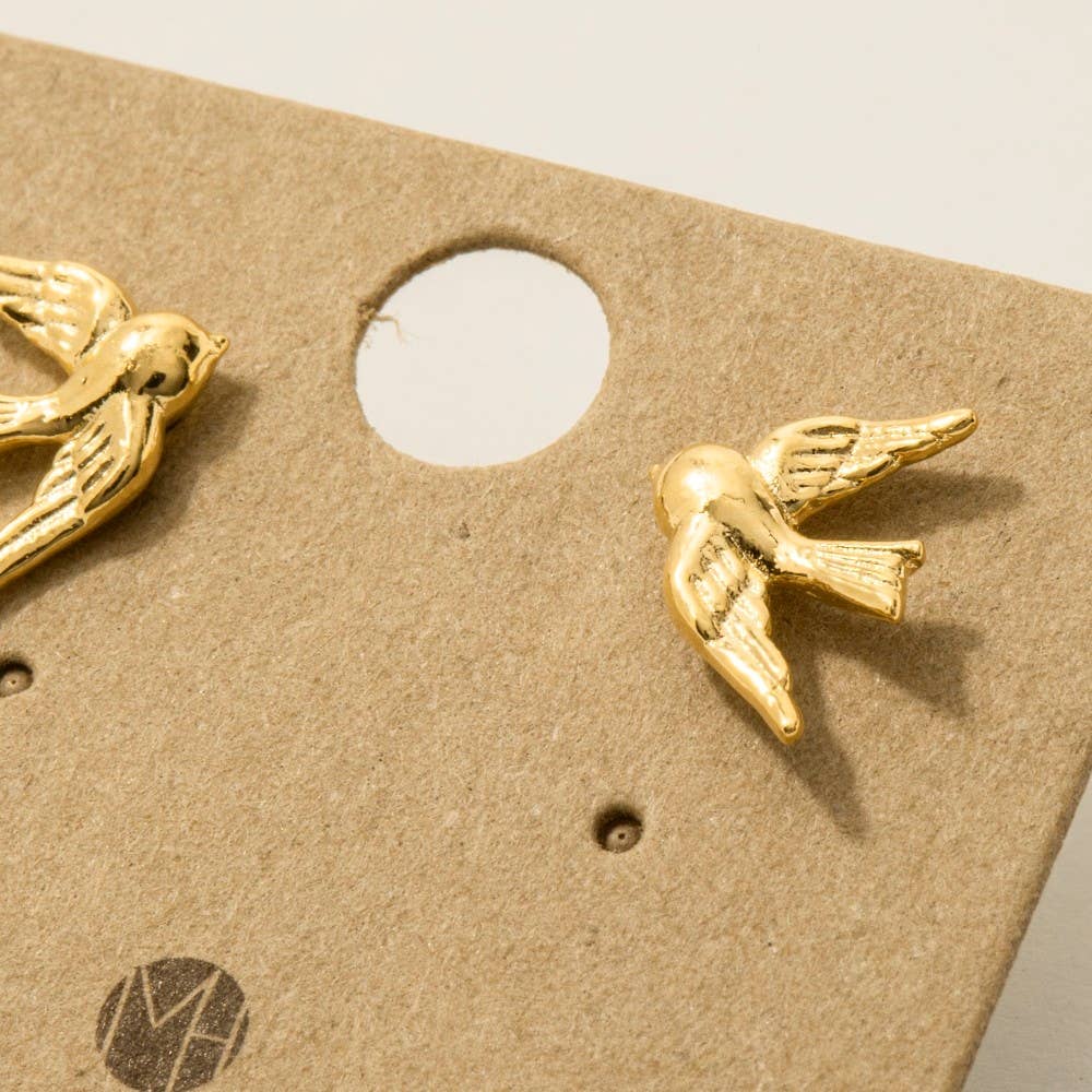 Bird Stud Earrings