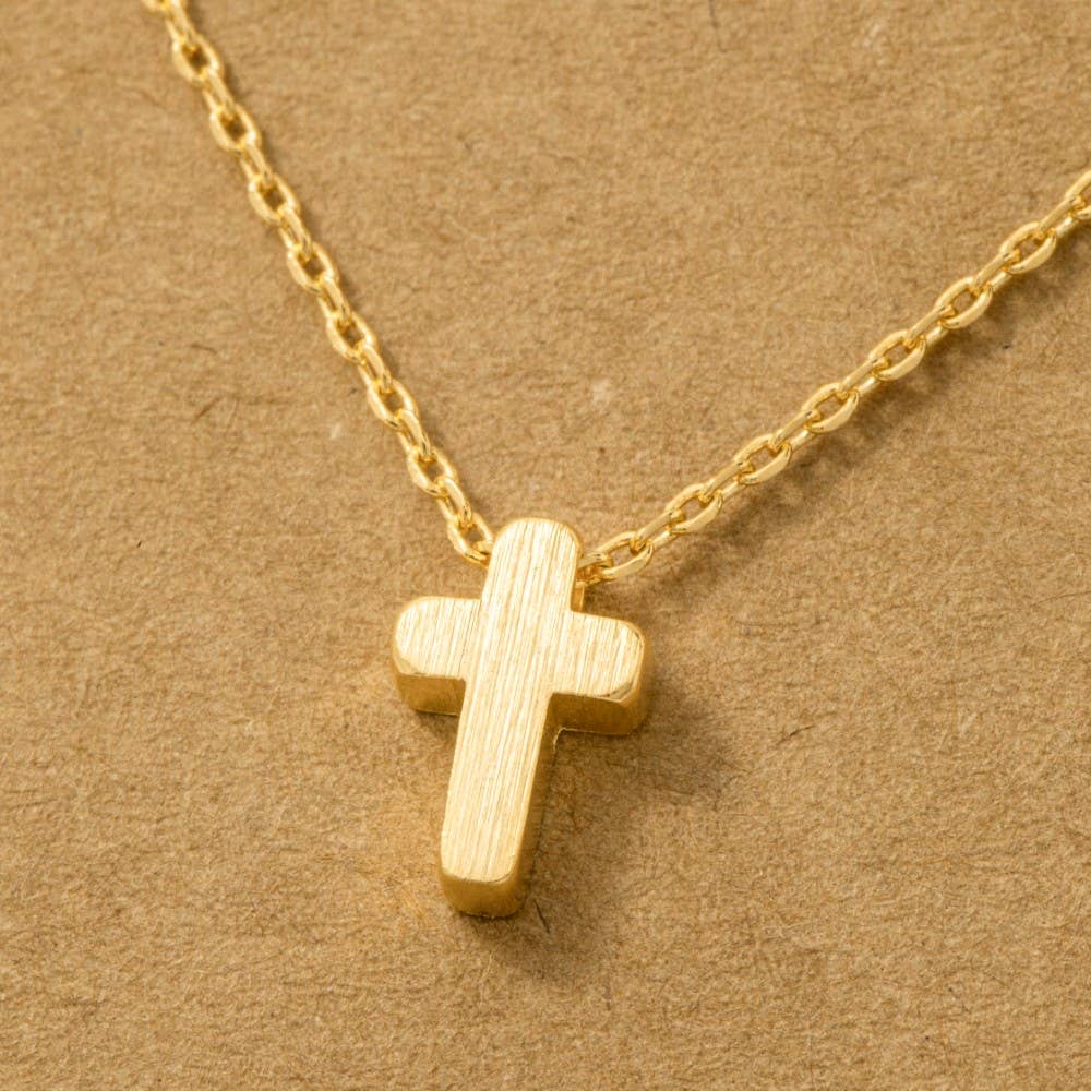 Dainty Mini Cross Pendant Necklace