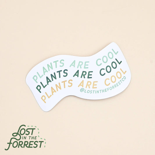 'Plants are Cool' Sticker