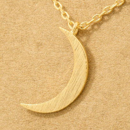 Crescent Pendant Necklace