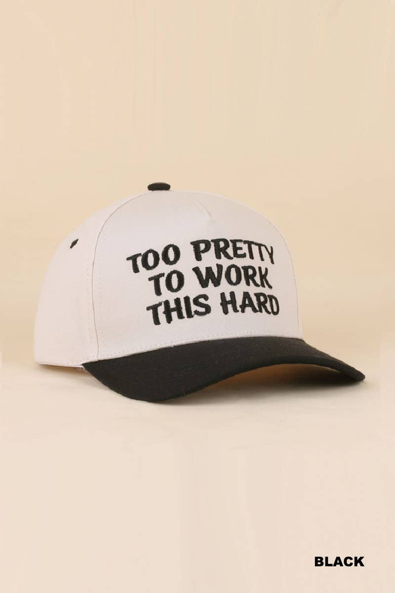 `Two Tone Canvas Cotton Cap