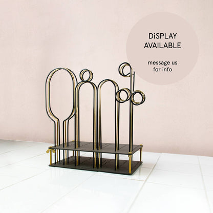 Mini Plant Stake from rust-proof metal - Perch - Gold