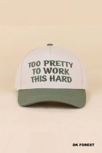 `Two Tone Canvas Cotton Cap