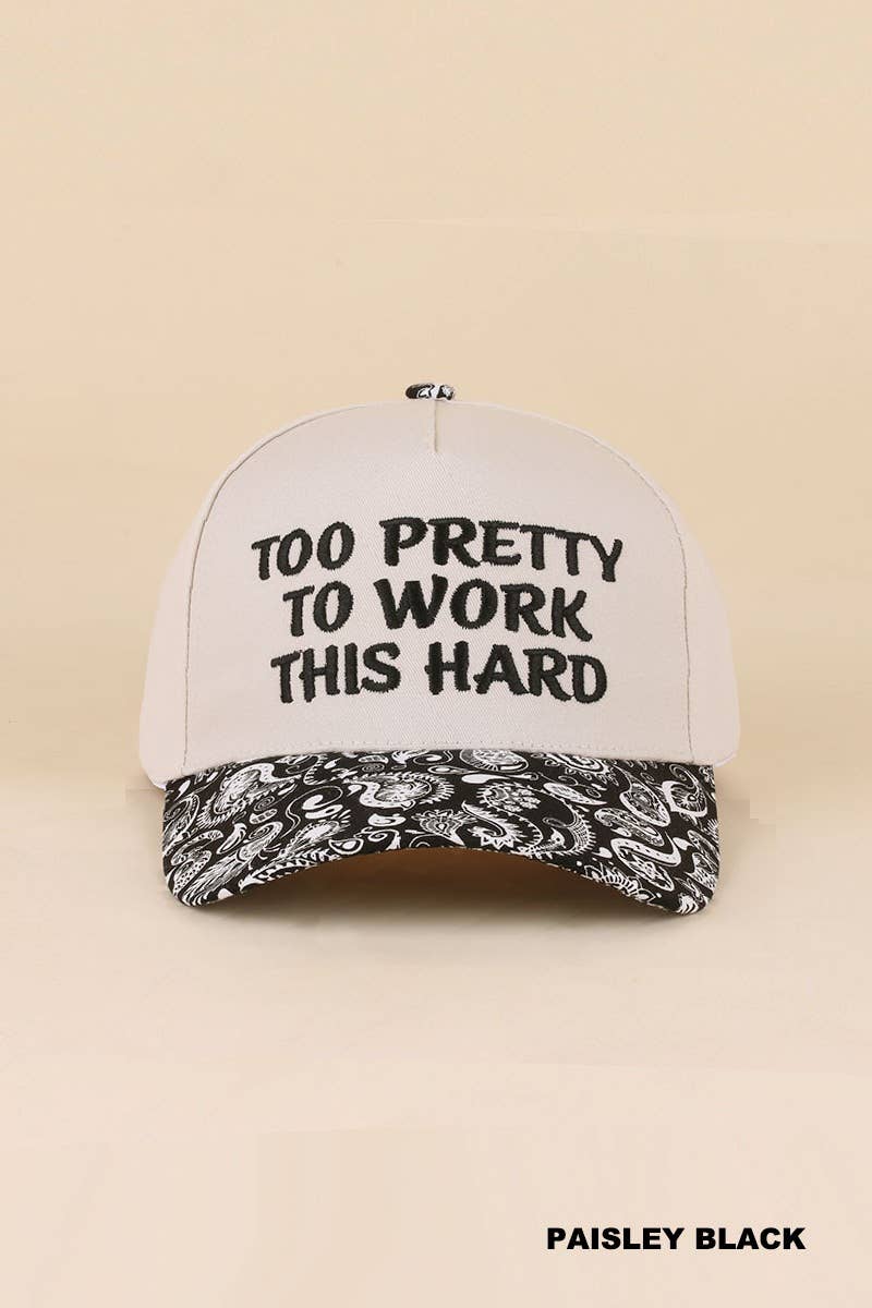 `Two Tone Canvas Cotton Cap