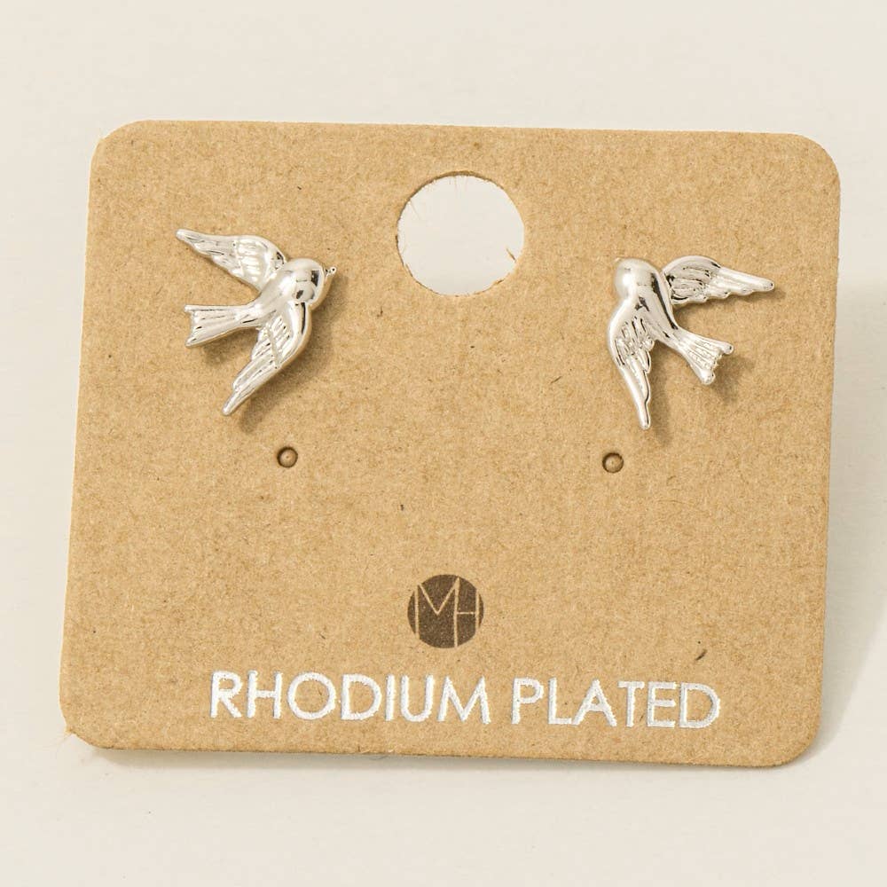 Bird Stud Earrings