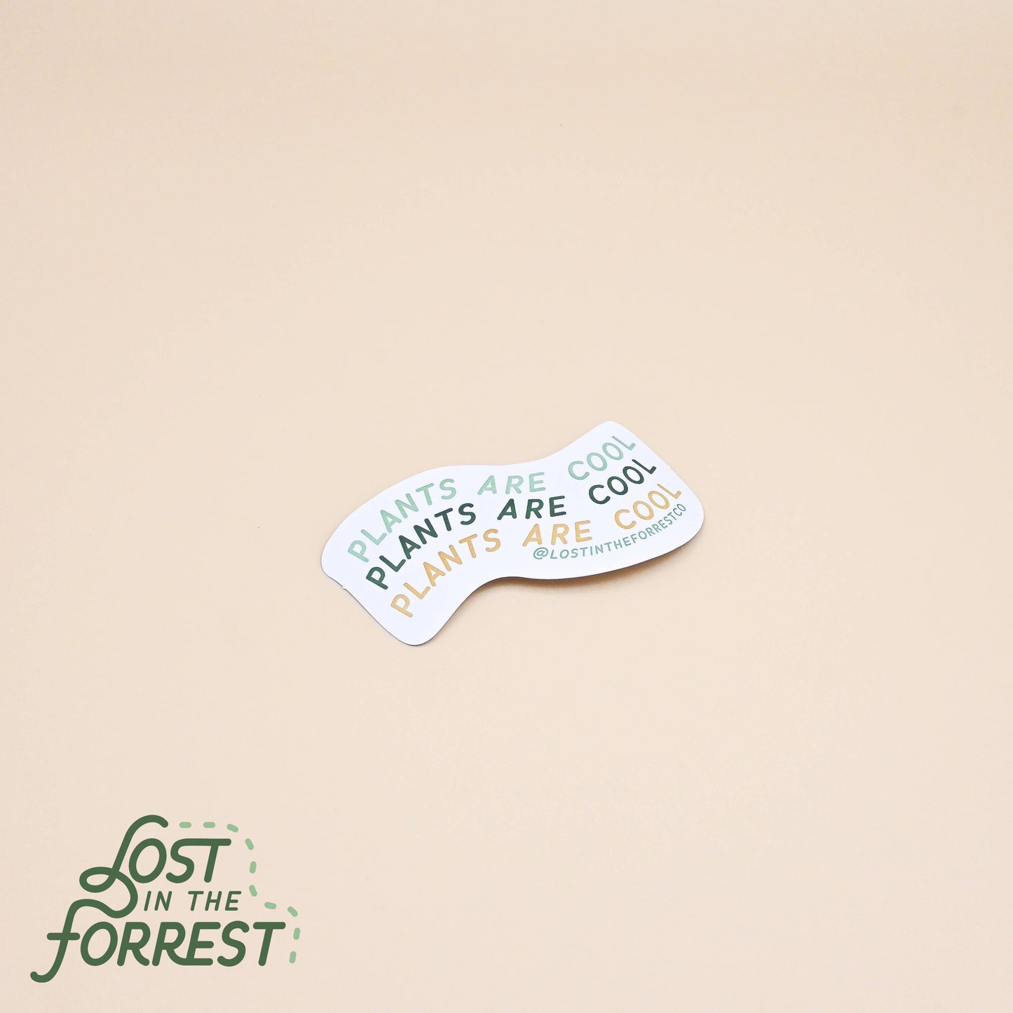 'Plants are Cool' Sticker