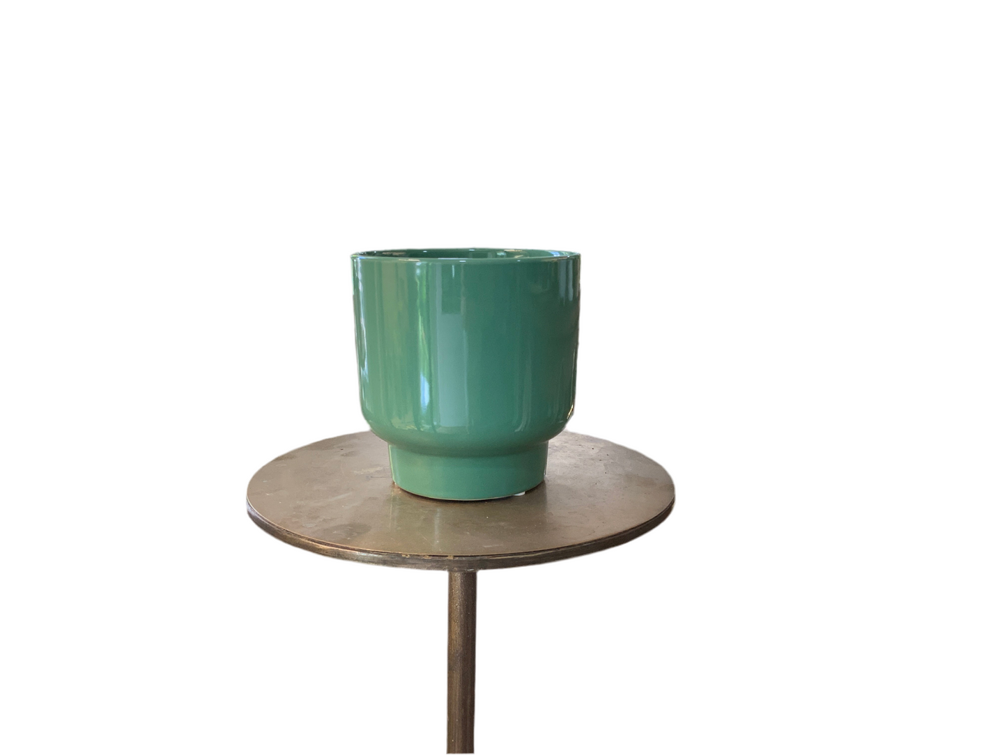 Teal Ceramic Pot