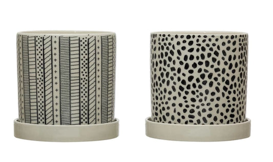 Stoneware Planter 2 Styles