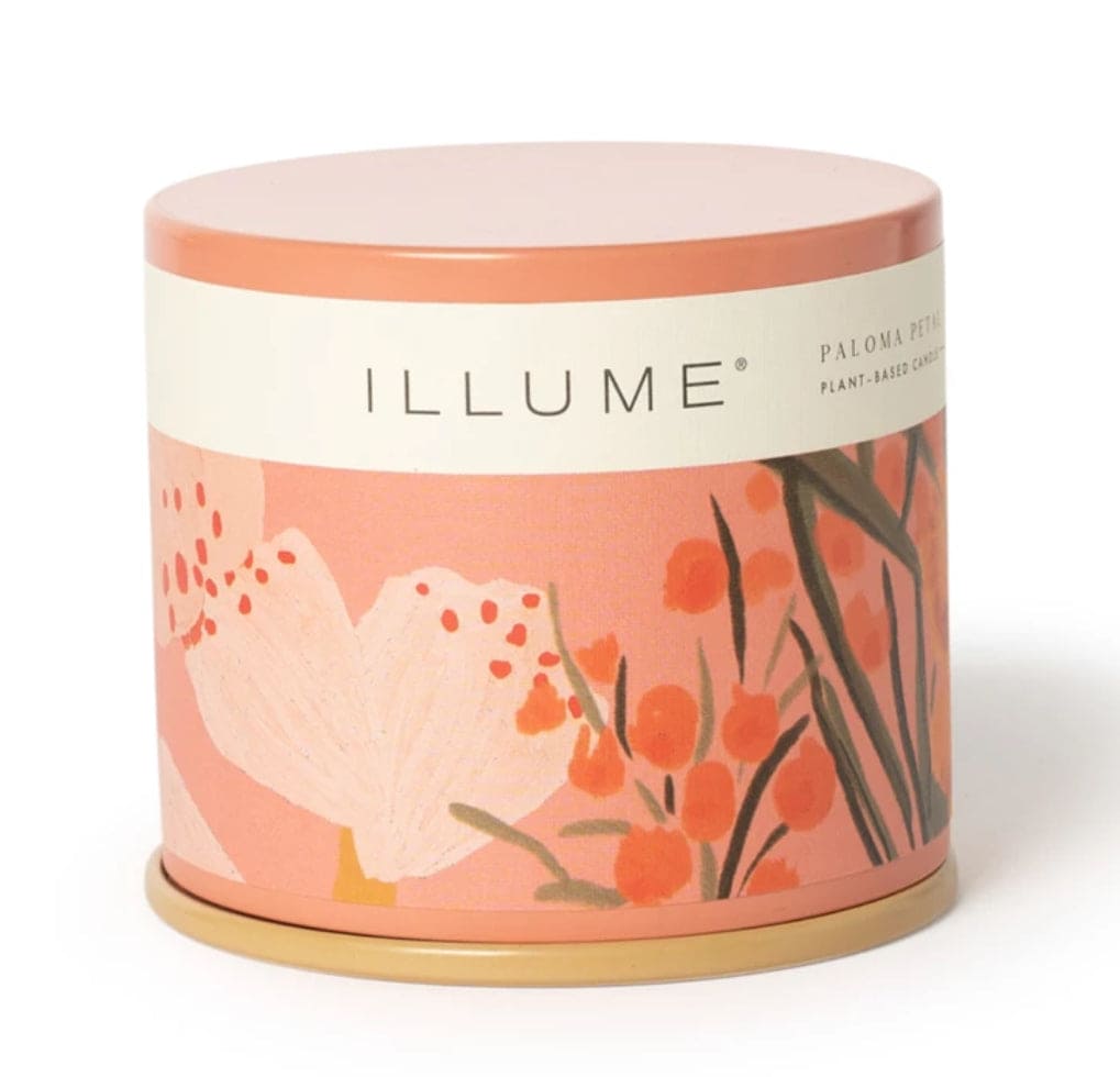 Paloma Petal Tin Candle