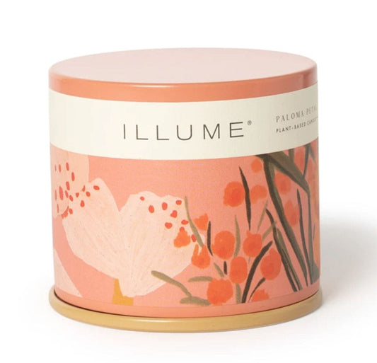 Paloma Petal Tin Candle