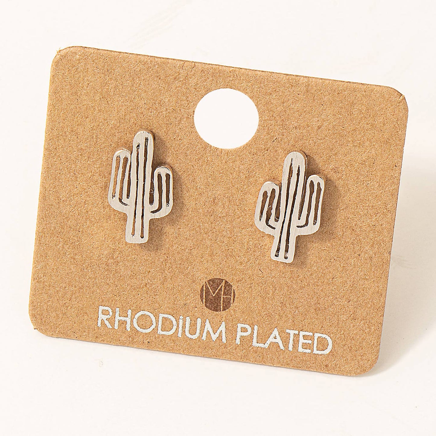 Dainty Desert Cactus Stud Earrings - Hidden Seed Plant Shop