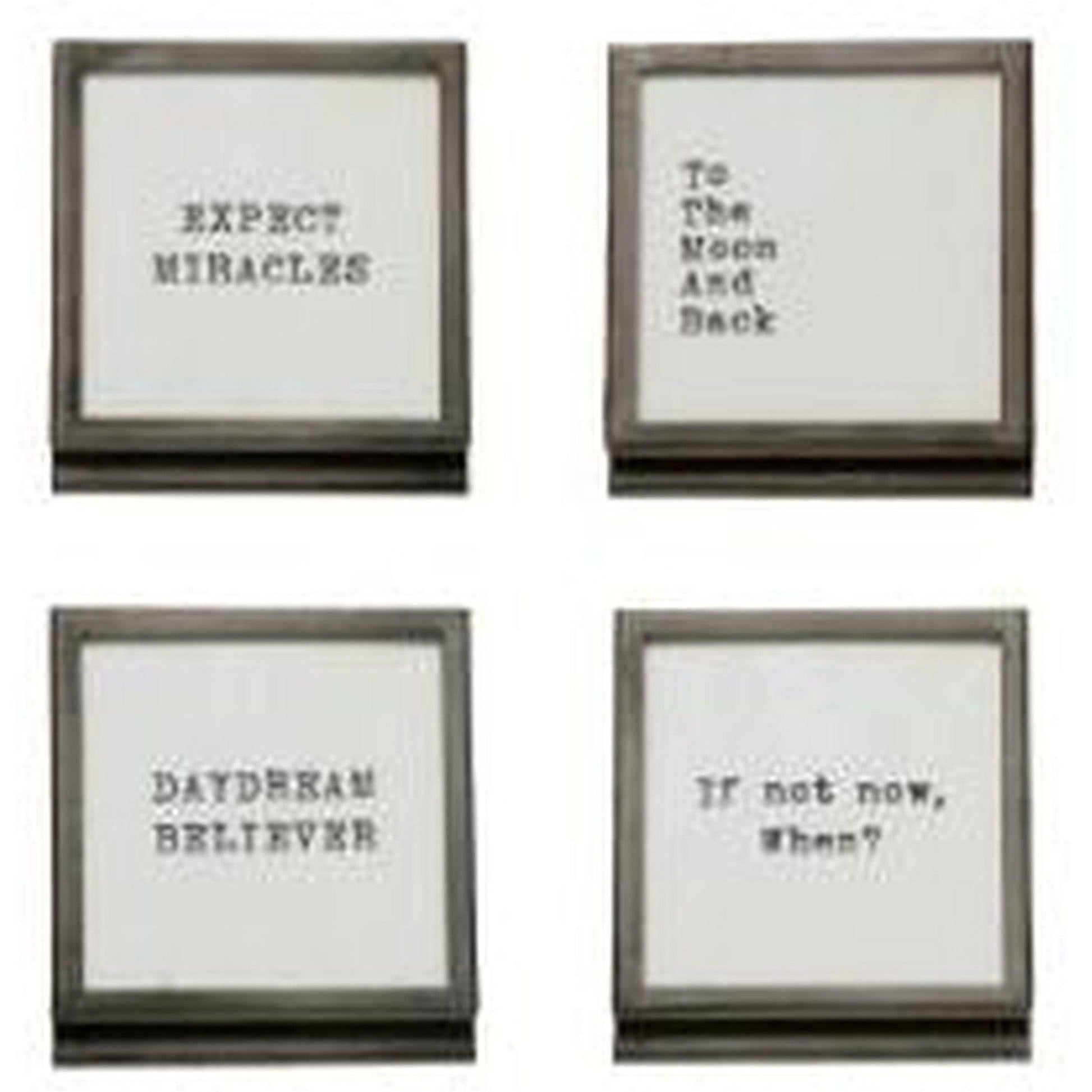 Frame with Inspirational Quote-available at Hidden Seed Plant Shop