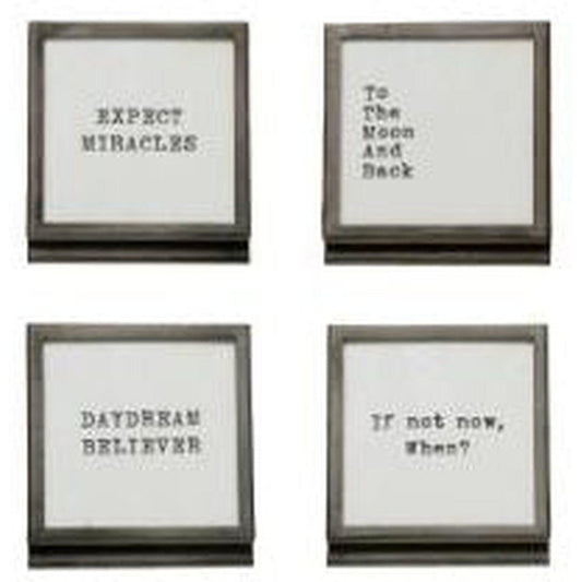 Frame with Inspirational Quote-available at Hidden Seed Plant Shop