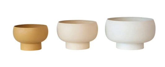 Metal Footed Planters