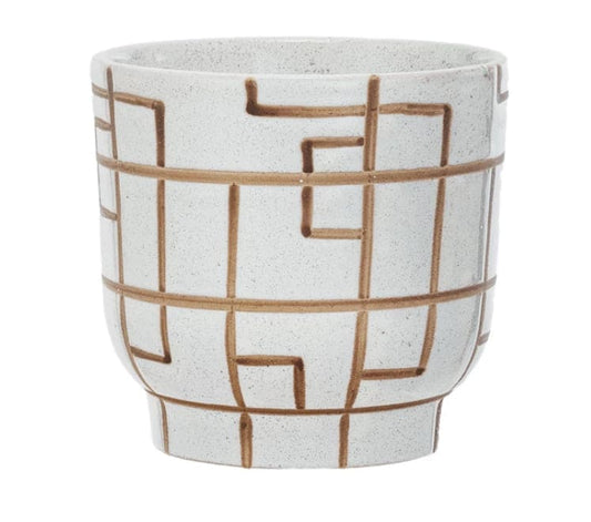 Geometric Crème Pot