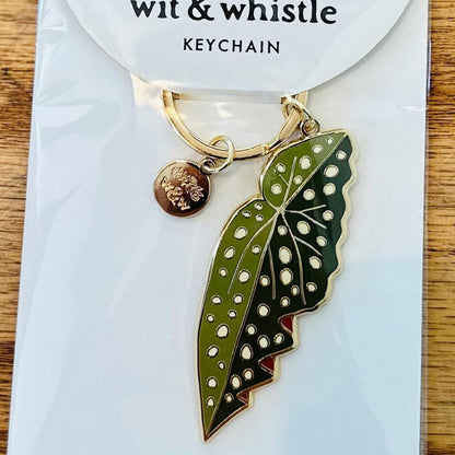 Plant Life Key Chain (Leaf)-available at Hidden Seed Plant Shop
