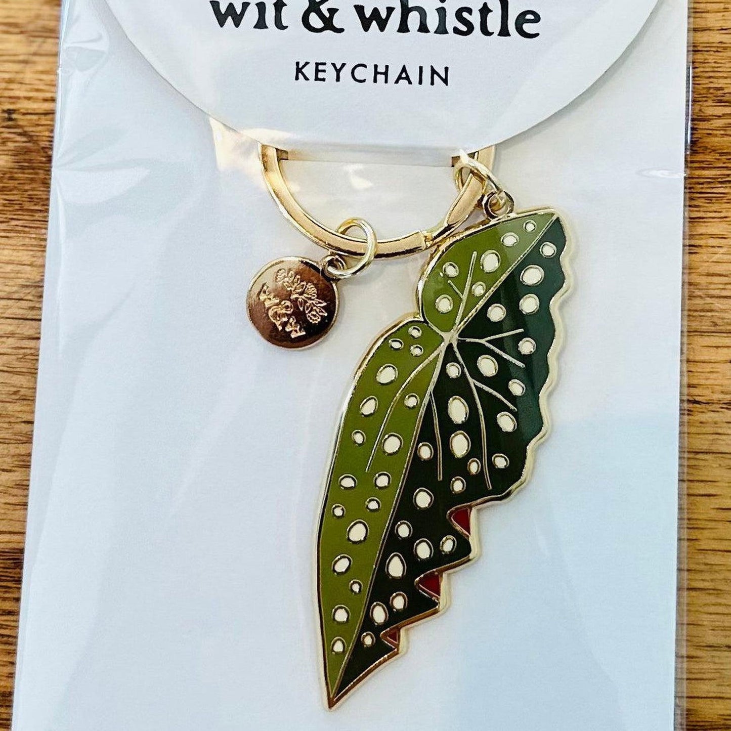 Plant Life Key Chain (Leaf) - Hidden Seed Plant Shop