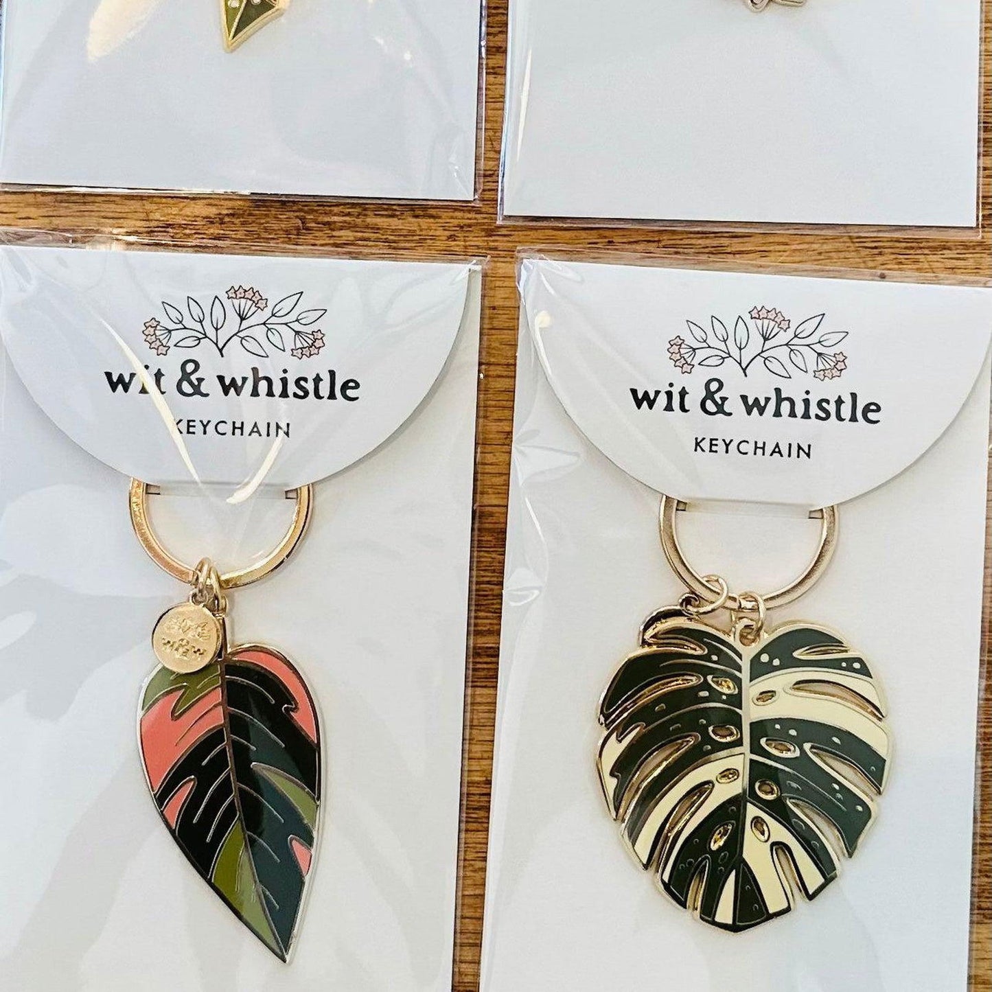Plant Life Key Chain (Leaf) - Hidden Seed Plant Shop