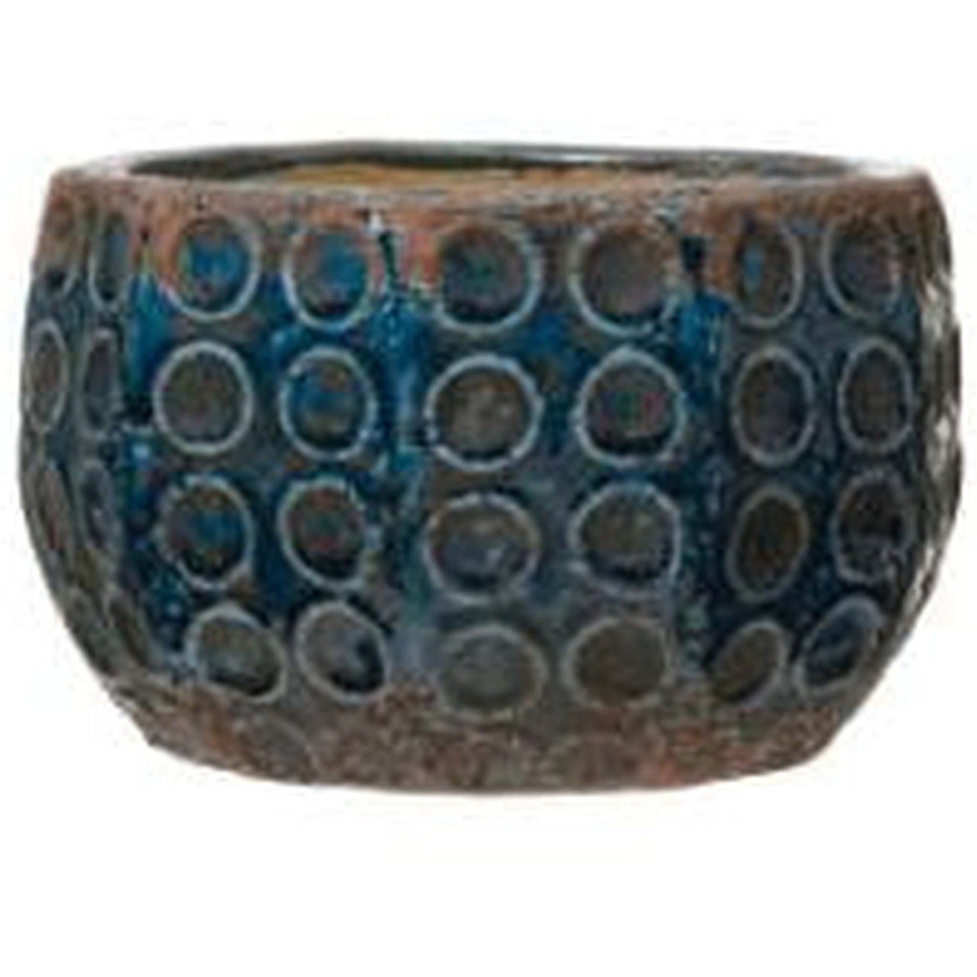 Planter with Circle Pattern 7"-available at Hidden Seed Plant Shop