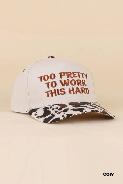 `Two Tone Canvas Cotton Cap
