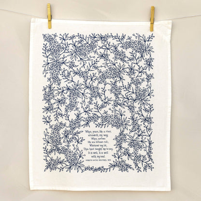 It Is Well With My Soul Hymn Tea Towel