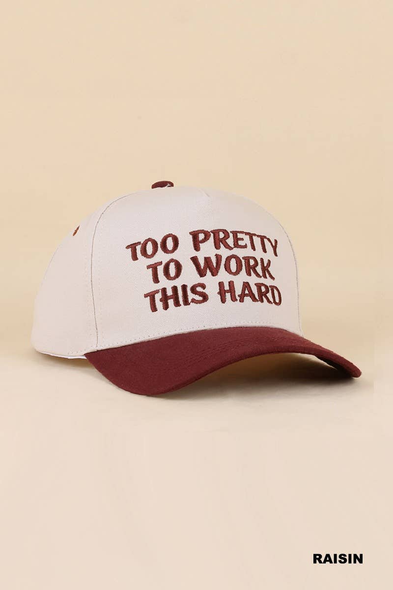 `Two Tone Canvas Cotton Cap