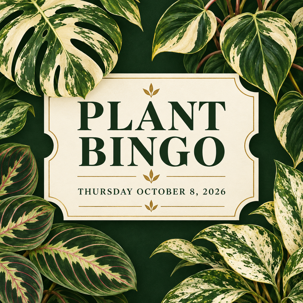 Plant Bingo Ticket – October 8, 2026